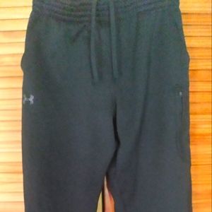 UNDER ARMOUR MENS BLACK SWEATPANTS SZ. LARGE